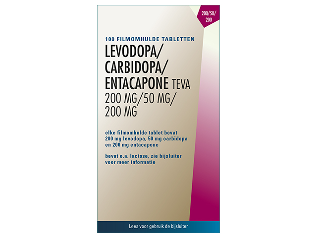Levodopa/Carbidopa/Entacap Tev T F 200/50/200mg