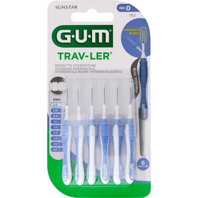 Gum Trav-Ler 6 Ragers 0.6mm Lavendel