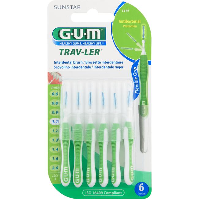 Gum Trav-Ler Ragers 1.1mm Groen