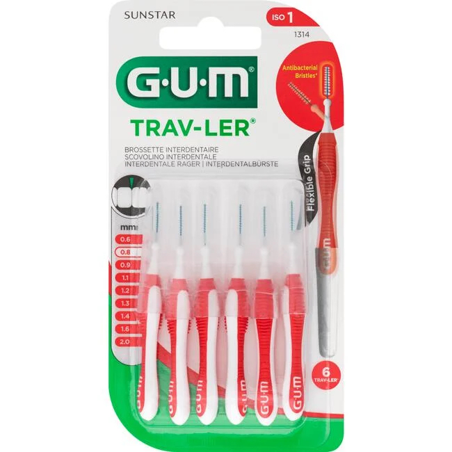 Gum Trav-Ler Ragers 0.8mm Rood