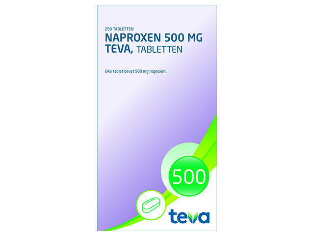 Product Naproxen Teva Tablet 500mg
