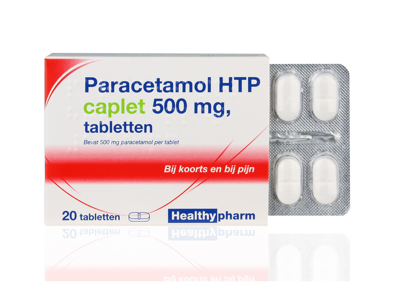 Paracetamol Htp Caplet 500mg Tablet