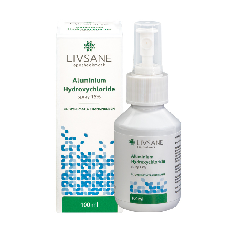 Livsane Aluminium Hydroxychloride Spray 15% (100g)