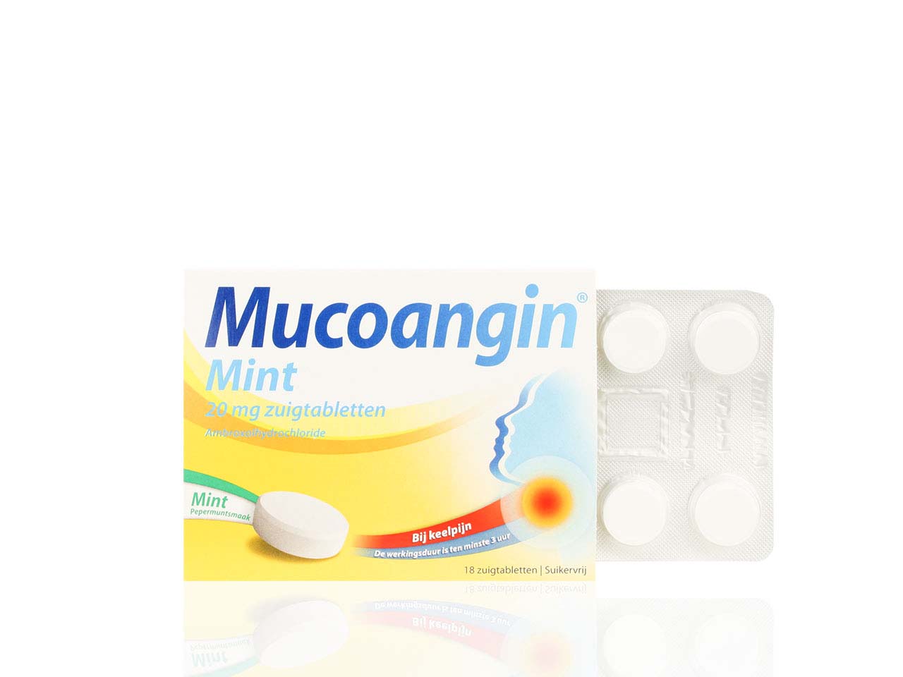 Mucoangin Mint Zuigtablet 20mg