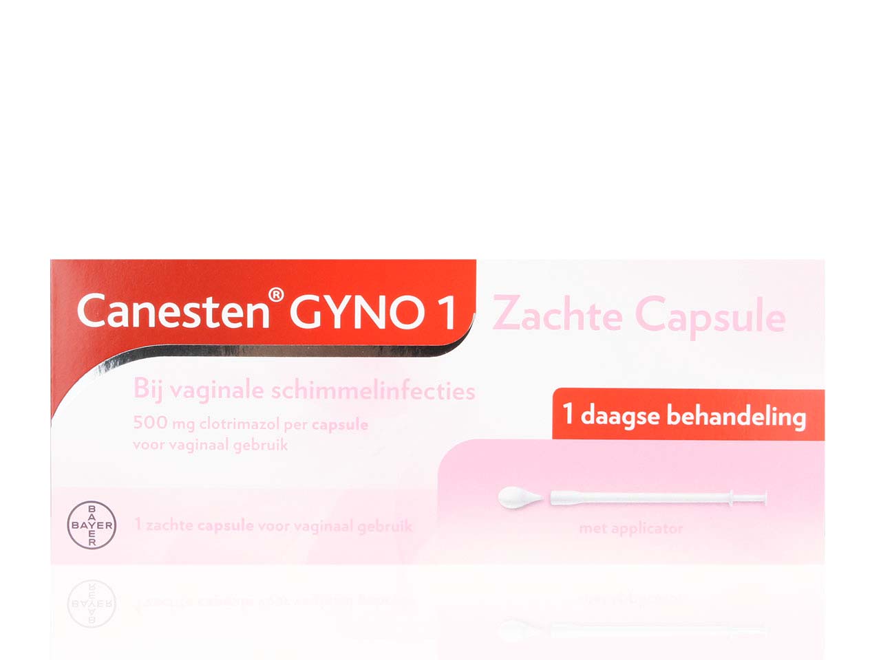 Canesten Gyno 1 Vaginaalcapsule 500mg + Applicator