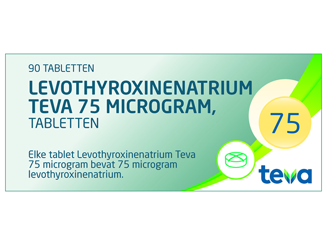 Levothyroxinenatrium Teva Tablet 75mcg