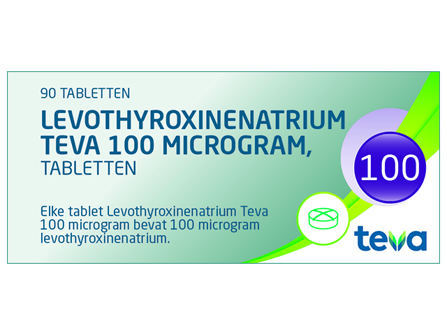 Levothyroxinenatrium Teva Tablet 100mcg