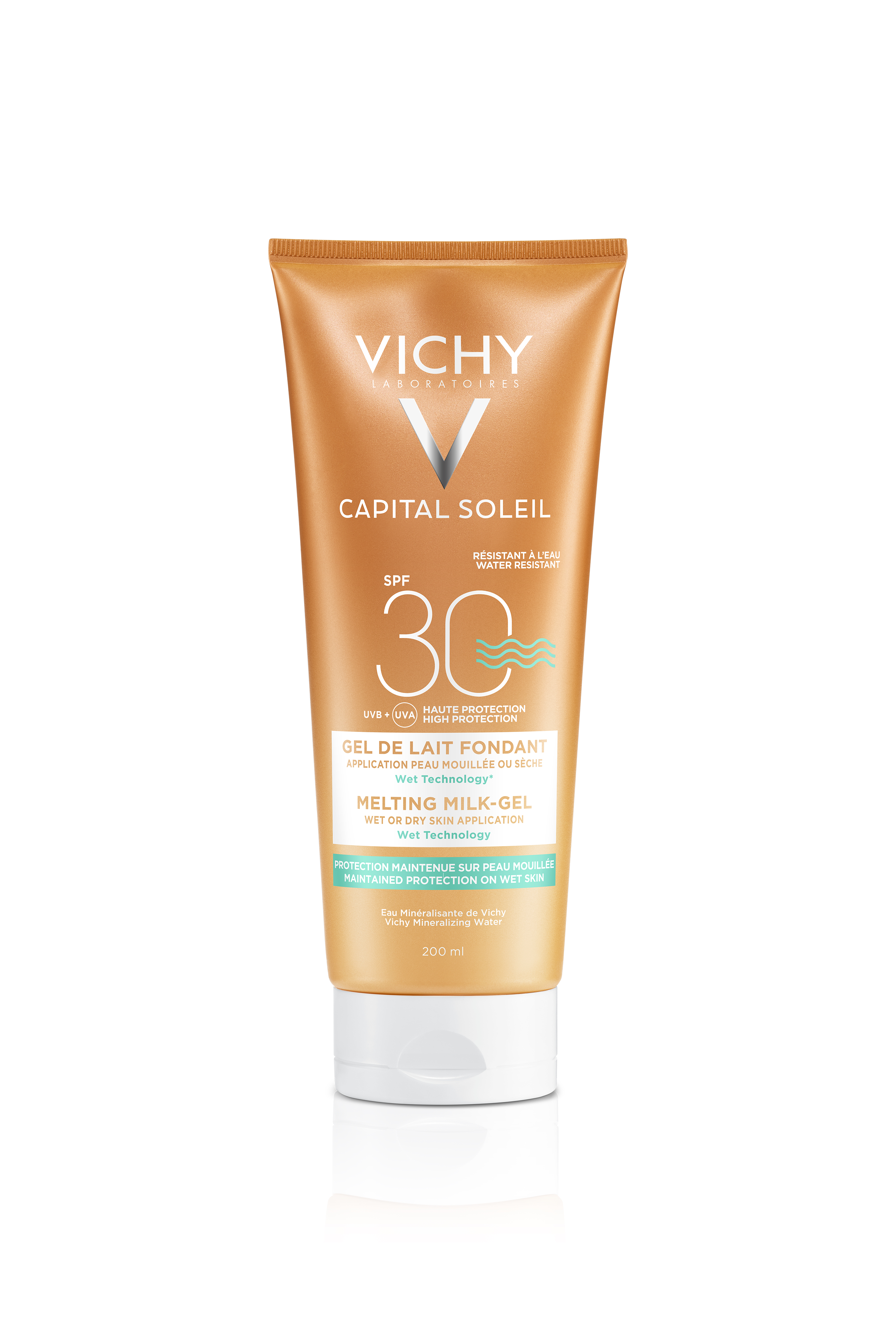 Vichy Capital Soleil Ultra Smeltende Melk Gel Wet Skin SPF30