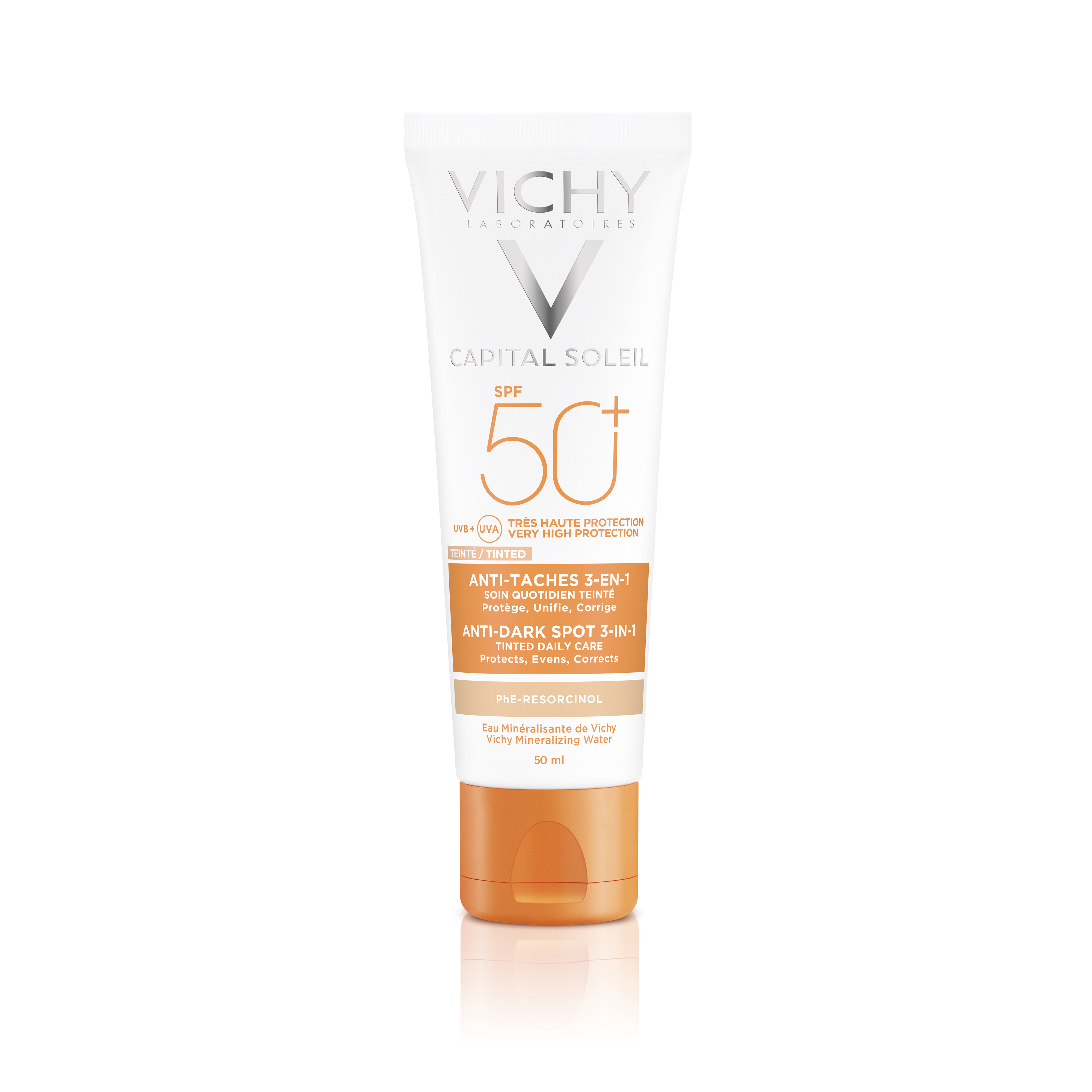 Vichy Capital Soleil Anti-Spot Getinte Crème 3 In1 SPF50+