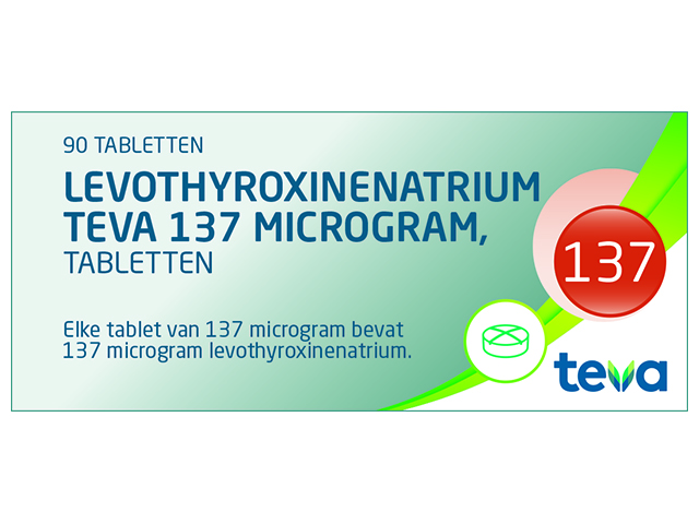 Levothyroxinenatrium Teva Tablet 137mcg