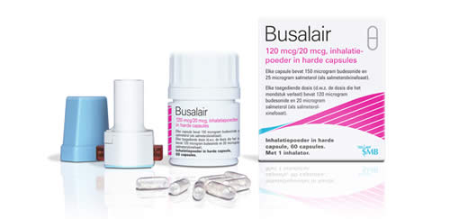Busalair Inhalpdr Capsule 120/20mcg + Inhalator