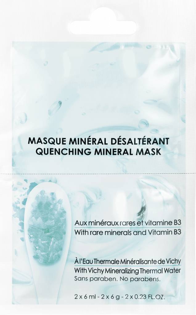 Vichy Purete Thermale Verfrissend Mineraal Masker Sachet 2st
