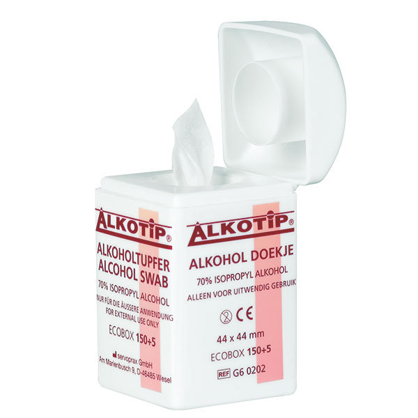 Alkotip Alcoholdoekje In Dispenser