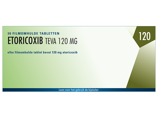 Etoricoxib Teva Tablet Filmomhuld 120mg