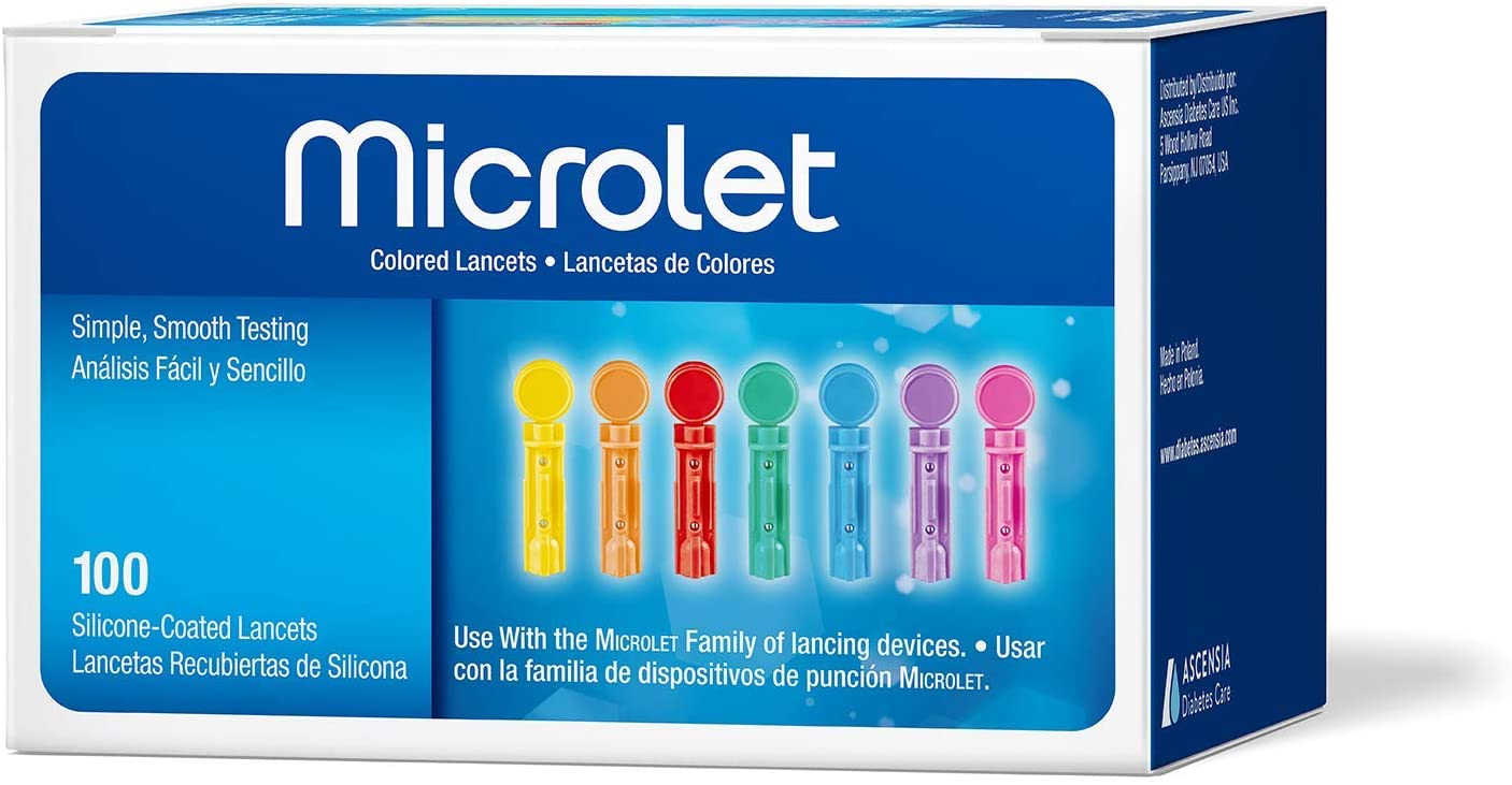 Microlet Lancet Gekleurd