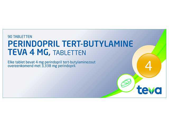 Perindopril Tert-Butylamine Teva Tablet 4mg