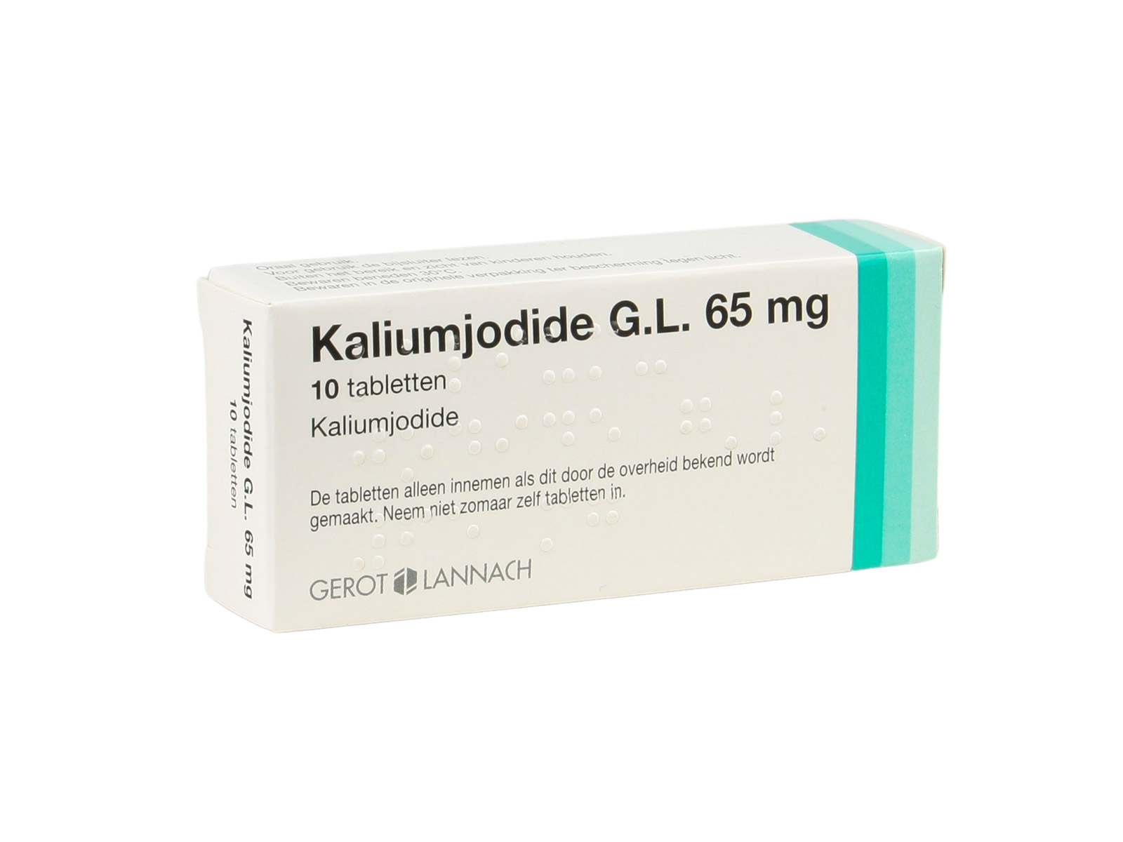 Kaliumjodide Gl Jodiumtabletten 65mg
