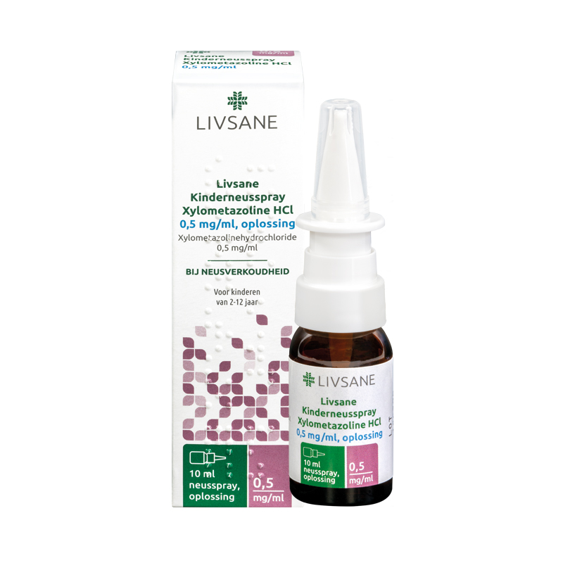 Livsane Kinderneusspray Xylometazolin Hcl 0,5mg/ml