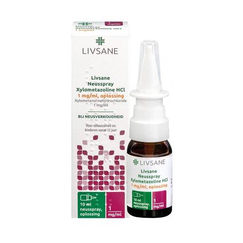Livsane Neusspray Xylometazoline Hcl 1mg/ml