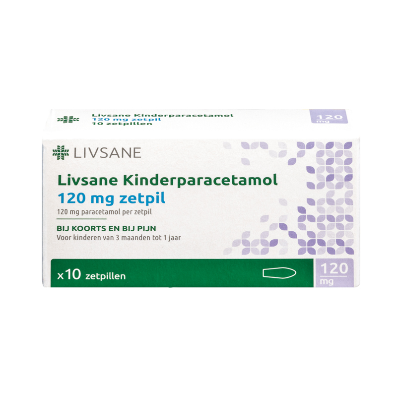 Livsane Kinderparacetamol Zetpil 120mg