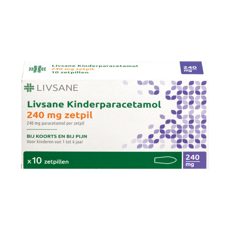 Livsane Children'S Paracetamol Suppository 240mg