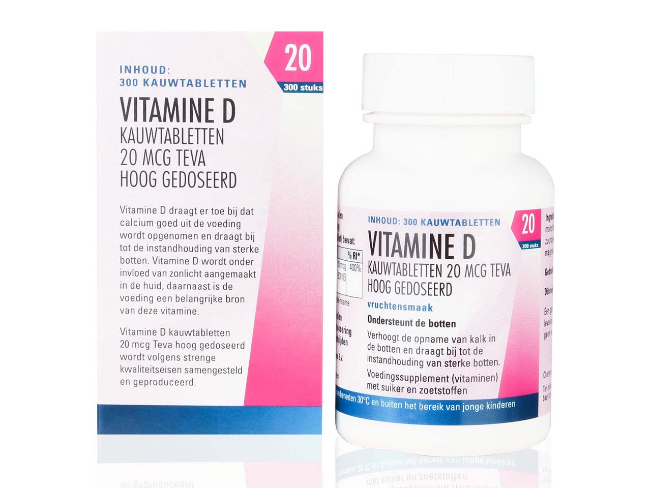 Vitamine D Teva Tablet 20mcg 800ie
