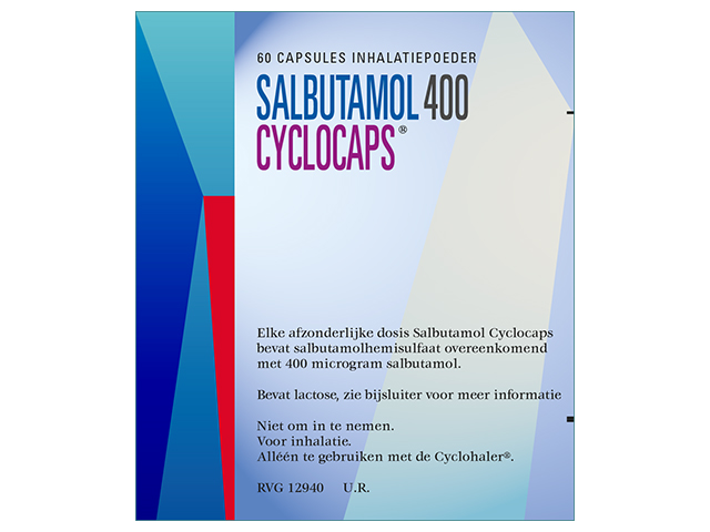 Salbutamol Cyclocaps Inhalpdr 400mcg