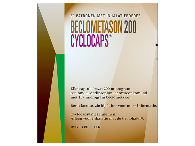 Beclometason Cyclocaps Inhalpdr 200mcg