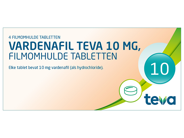 Vardenafil Teva Tablet Filmomhuld 10mg
