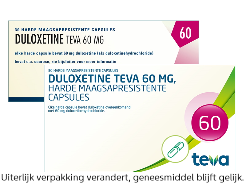 Duloxetine Teva Capsule Msr 60mg