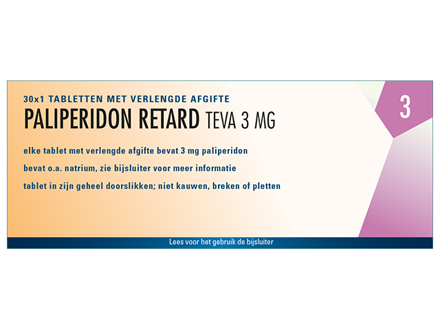 Paliperidon Teva Retard Tablet Mva 3mg