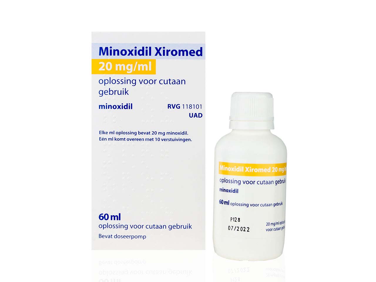 Minoxidil Xiromed Oplossing V Cutaan Gebr 20mg/ml