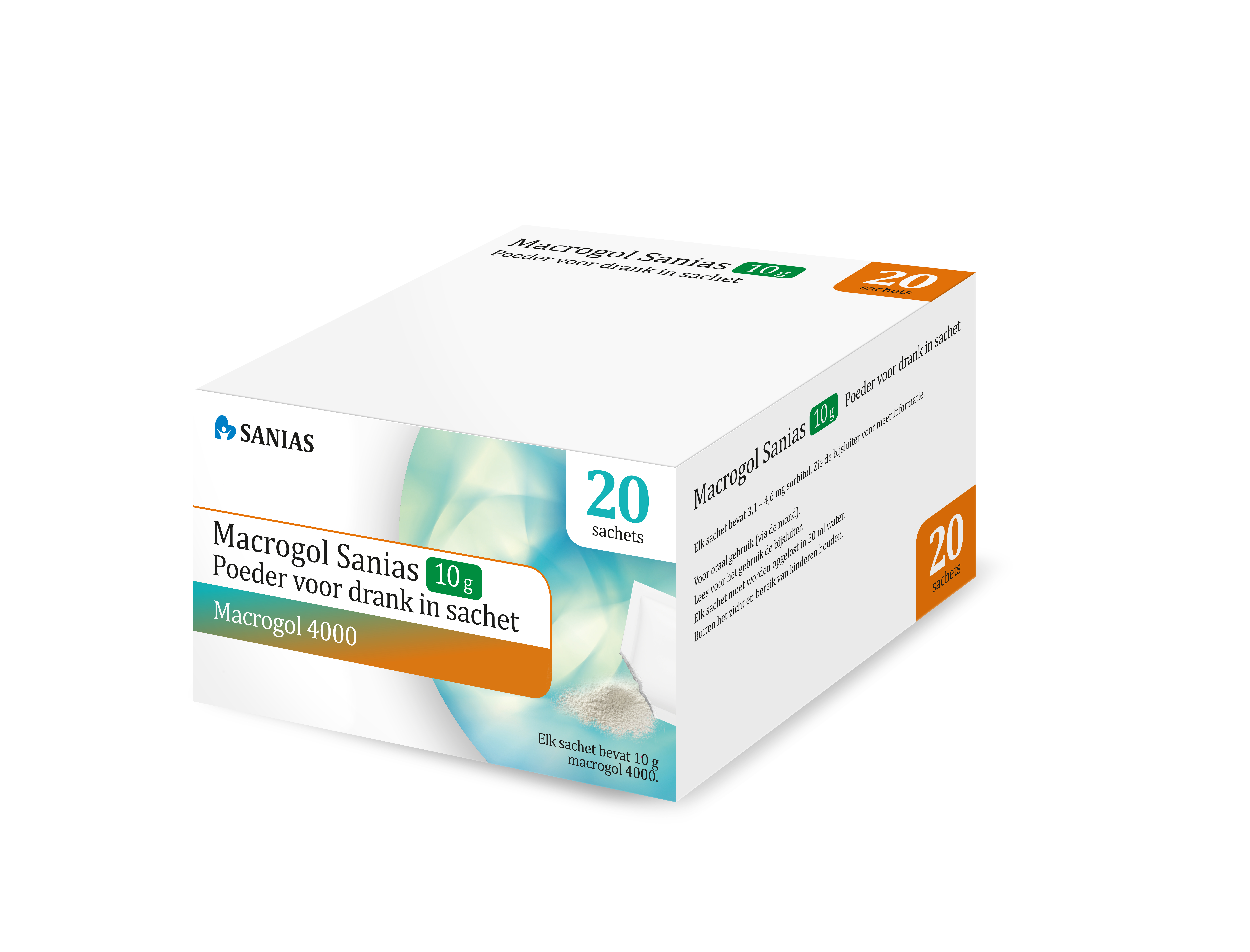 Macrogol Sanias Pdr V Drank Sachet 10g