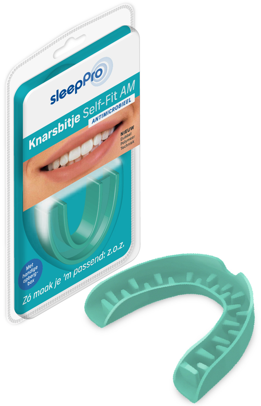Sleeppro Knarsbitje Self-Fit Anti-Microbieel