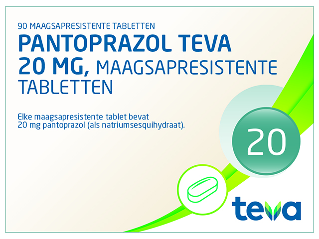 Pantoprazol Teva Tablet Msr 20mg
