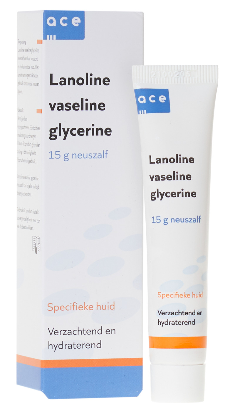 Lanoline/Vaseline/Glycerine Neuszalf Ace