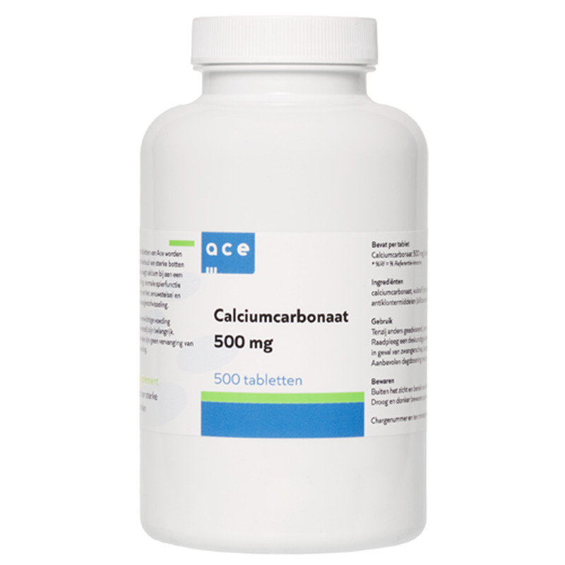 Calciumcarbonaat Tablet 500mg Ace