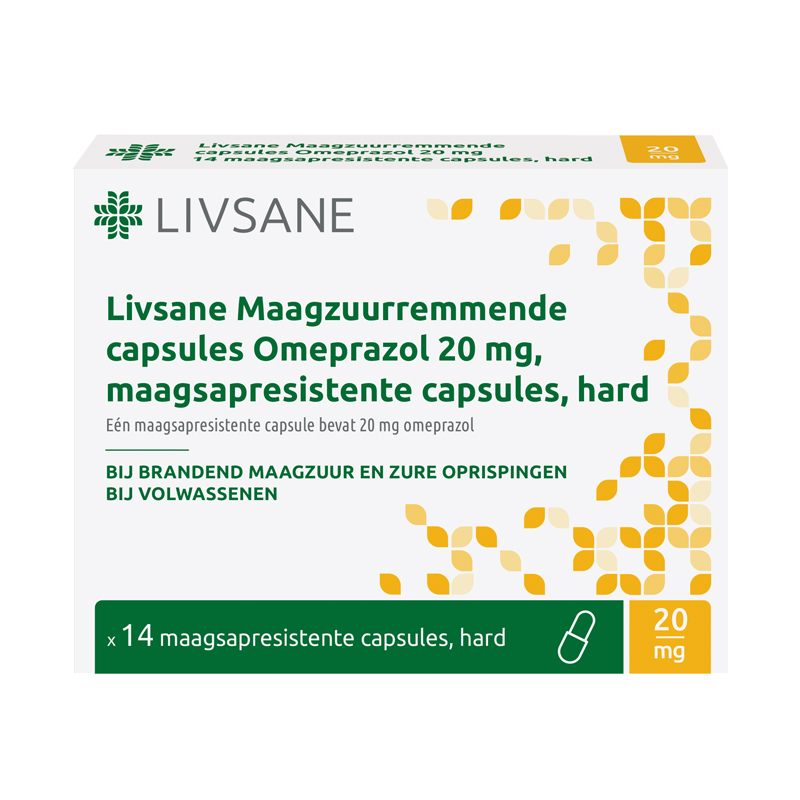 Livsane Maagzuurremmende Cap Omeprazol Ca Msr 20mg