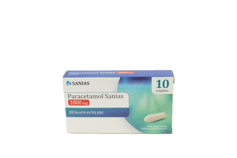 Paracetamol Sanias Zetpil 1000mg