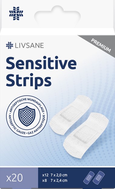 Pleister Livsane Premium Sensitive Strip