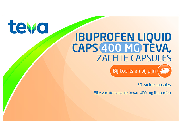 Ibuprofen Teva Liquid Capsule 400mg