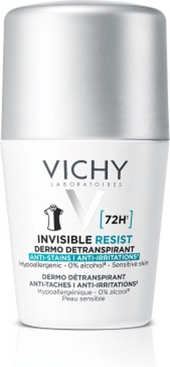 Vichy Deo Roller Anti-Transp Invisible Prot 72 Uur