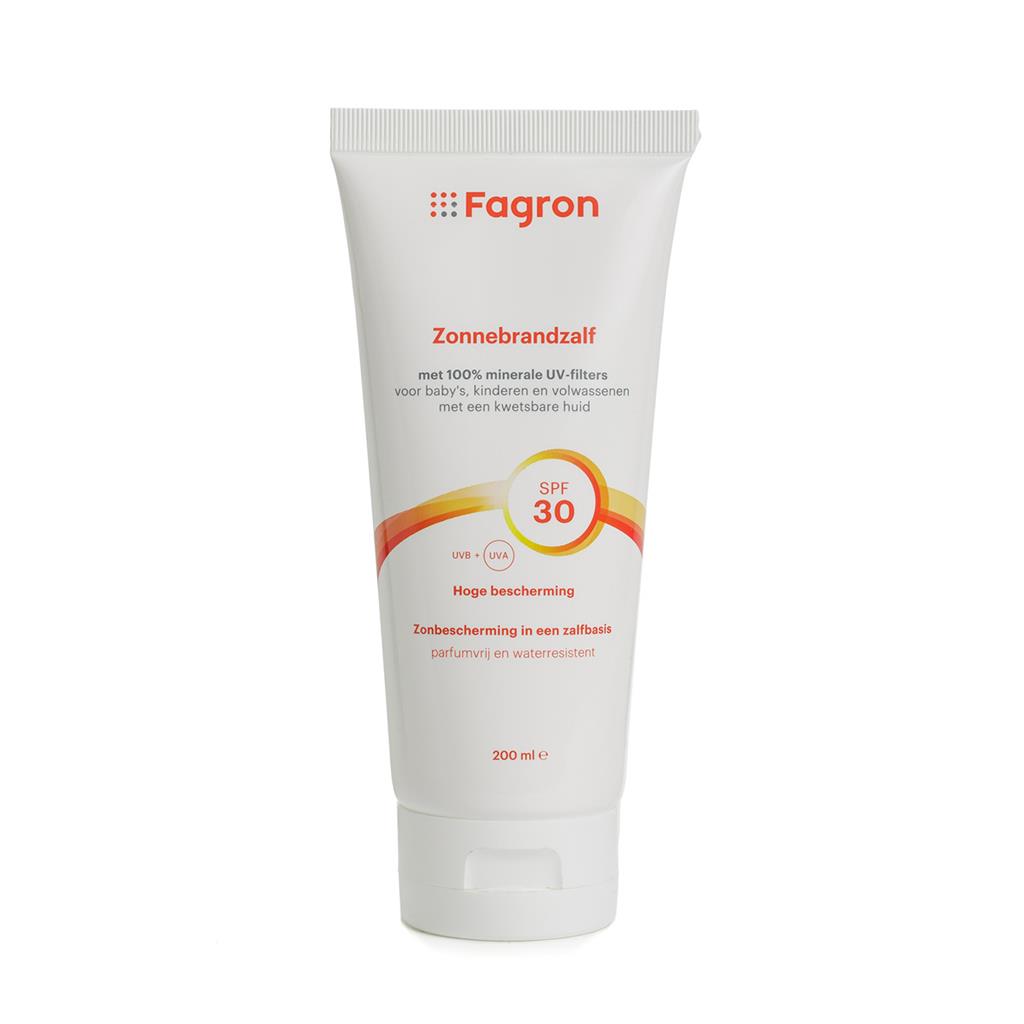 Fagron Zonnebrandzalf SPF 30 met Minerale Uv-Filters