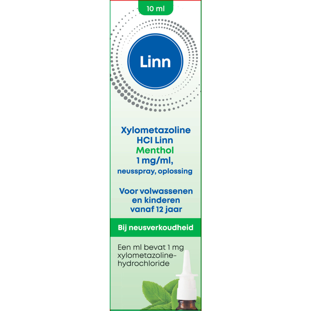 Xylometazoline Hcl Linn Neusspray Menthol 1mg/ml