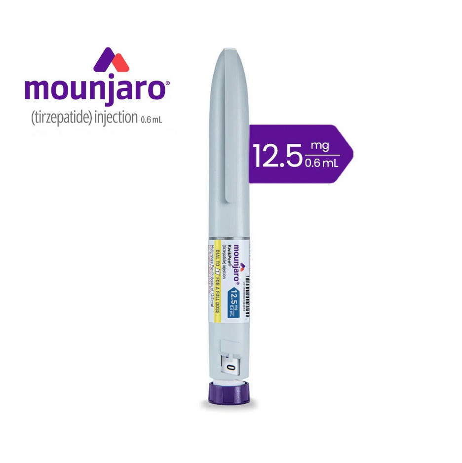 Mounjaro 12,5 Kwikpen Injvlst 20,8mg/ml Pen 2,4ml Incl. Koelbox