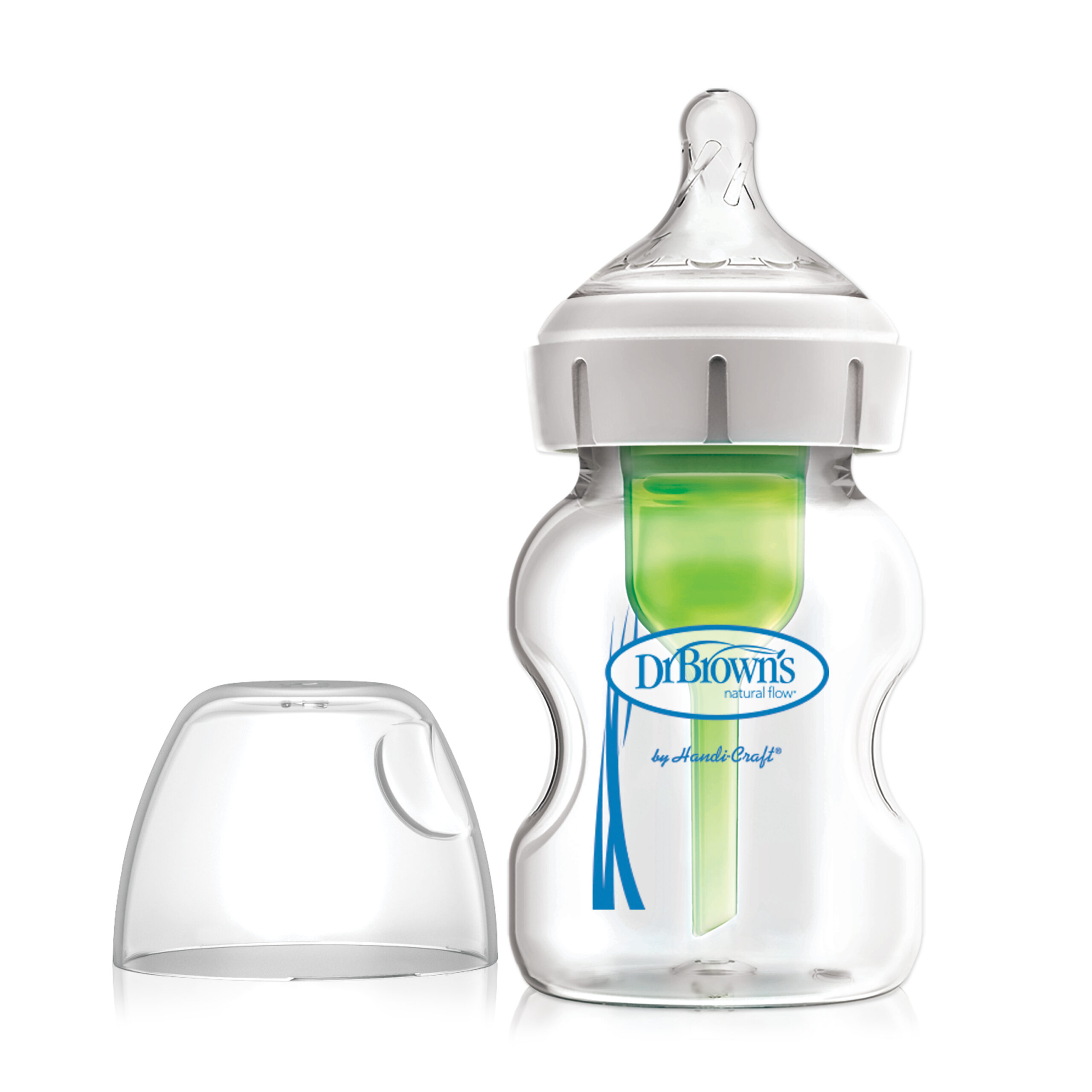 Dr Brown'S Options+ Brede Halsfles Glas 150ml