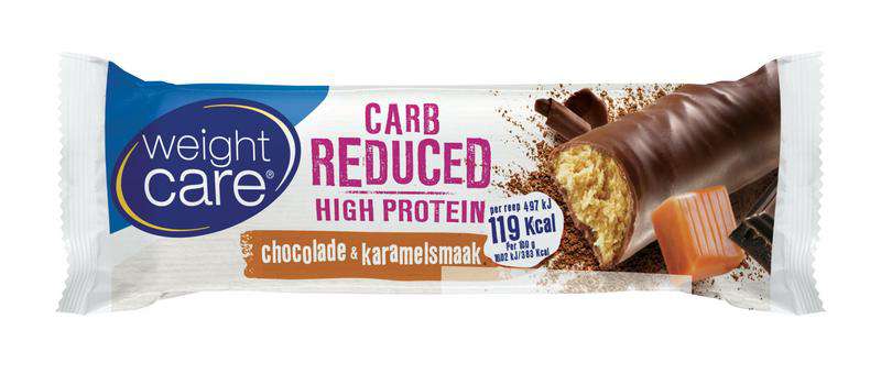 Weight Care 12uurtje Maaltijdreep Low-Carb Karamel