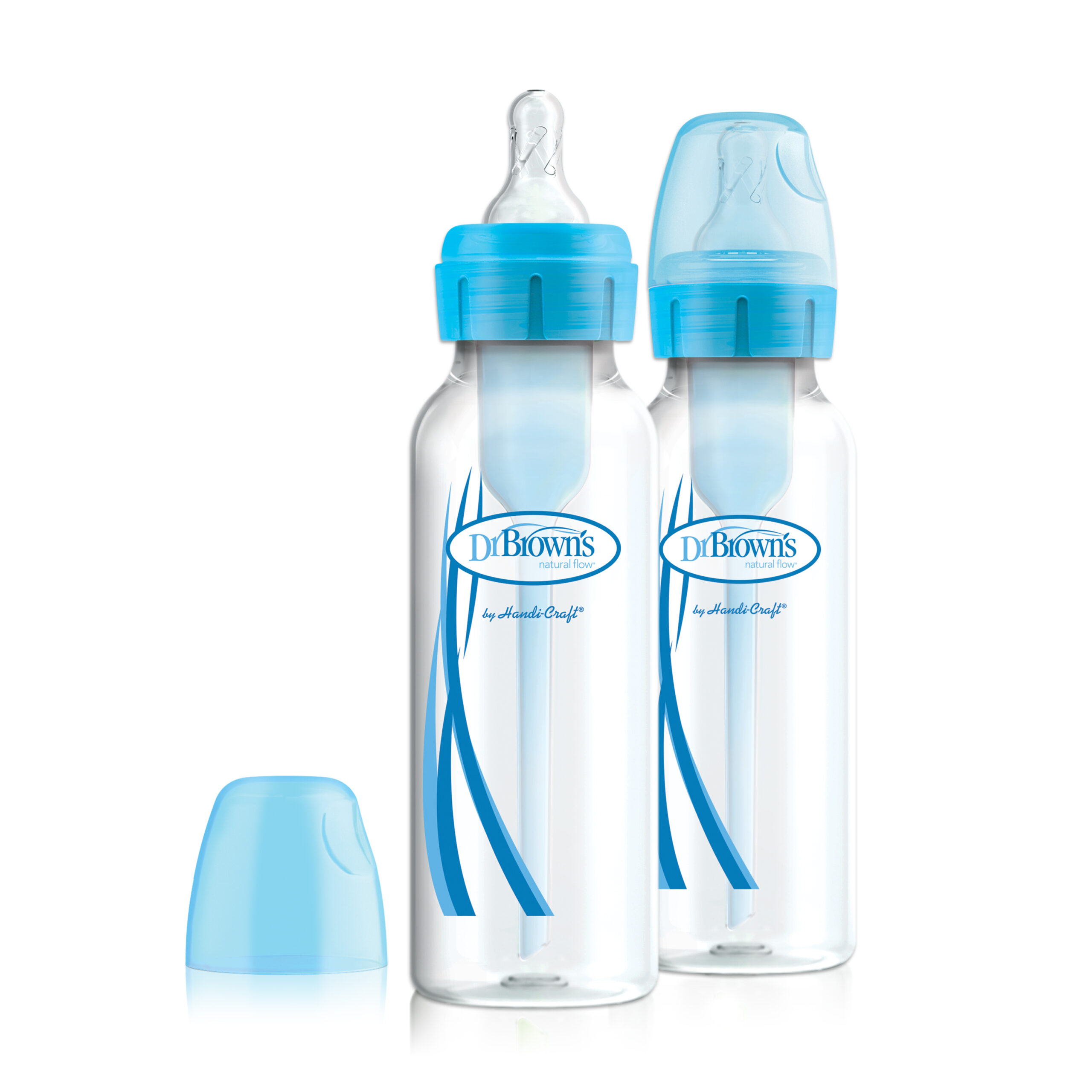 Dr. Brown’S Options+ Standaard Halsfles Blauw 250 ml