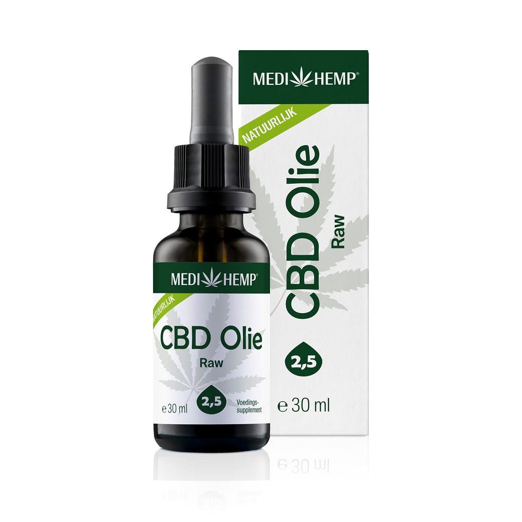 Medihemp Cbd Olie Raw 2,5%