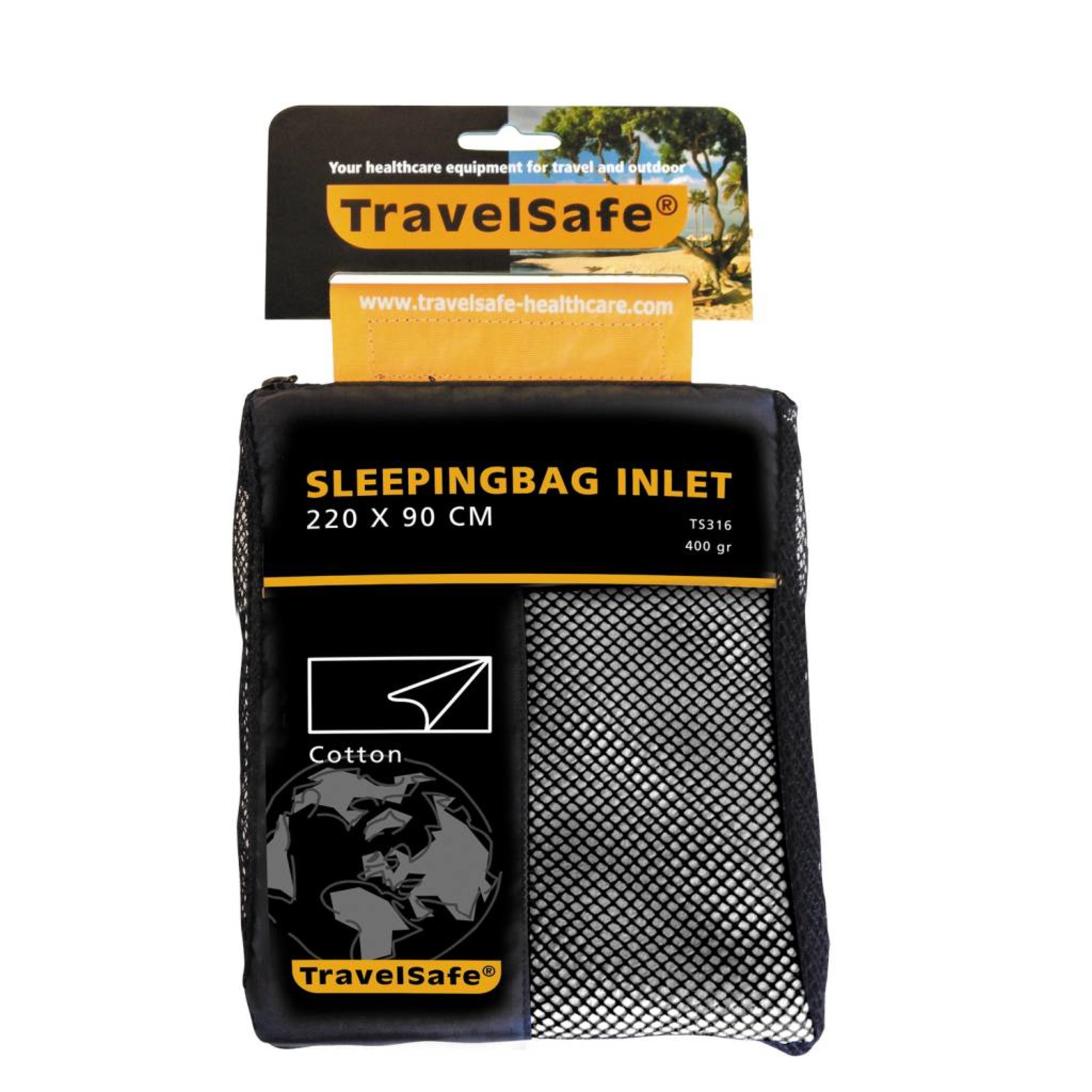 Travelsafe Slaapzak Lakenzak Katoen - 1 Persoon